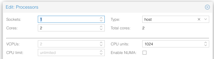 Proxmox cluster